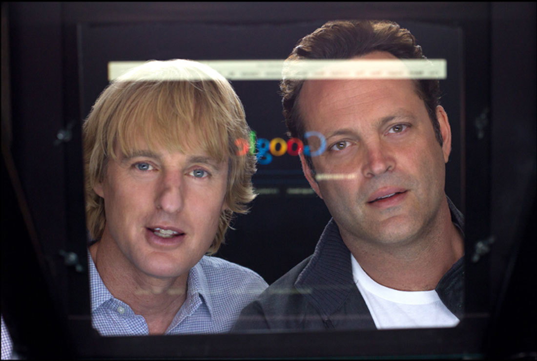 Where others see a default homepage, Owen Wilson and Vince Vaughn see an opportunity in The Internship.