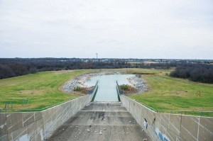 Joe Pool Lake’s dam.