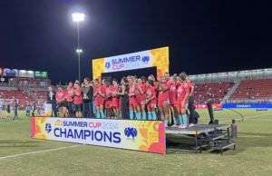 NWSL Summer Cup Final Celebration