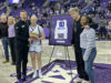 Hailey Van Lith at TCU Senior Night